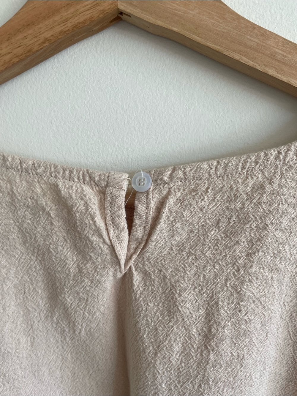 Women's Sleeveless Crop Top in Light Beige - Picture 4 of 4